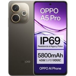 Teléfono móvil Oppo A5 Pro 5G 8Ram 256Gb Negro Marrón