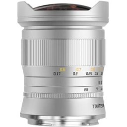 Objetivo Ttartisan 11mm F2.8 Fisheye para Canon Plata