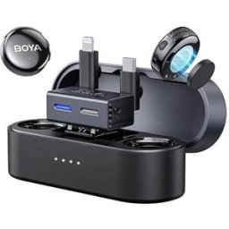 Micrófono inalámbrico BoyaLink 3-01 (USB-C, Lightning y 3.5mm)