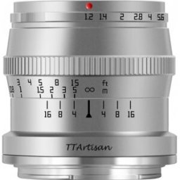 Objetivo Ttartisan 50mm F1.2 APS-C para Sony E Plata