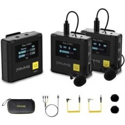 Micrófono Lavalier inalámbrico 7RYMS iRAY DW20 Pro