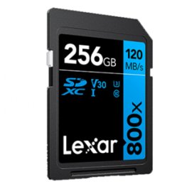 Tarjeta SD Lexar High-Performance 800x Pro 256Gb UHS-I 150mb/s V30 U3