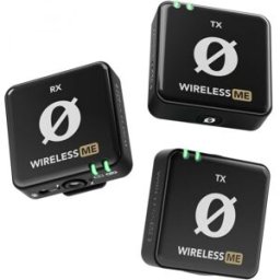 Sistema de micrófono inalámbrico compacto Rode Wireless Me Dual Negro