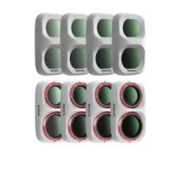 Pack de 8 filtros Freewell para DJI Osmo Pocket 4P Kit All Day Blanco