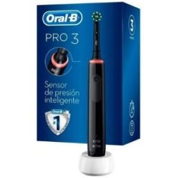 Braun Cepillo Dental Oral B PRO 3 300 + 4 Cabezales Negro