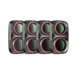 Kit de filtros Freewell para Osmo Pocket 4P Bright Day Pack de 4 Negro