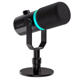 Micrófono con soporte de mesa FEELWORLD PM-1XS