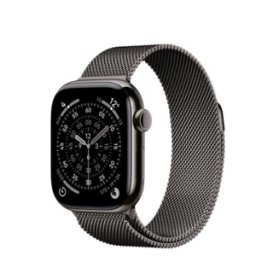 Apple Watch Series 11 GPS + Cellular 42mm Slate Titanium Case with Slate Milanese LoopV