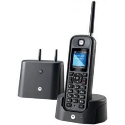 Teléfono inalámbrico Motorola 0201 Negro
