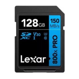 Tarjeta SD Lexar High-Performance 800x Pro 128Gb UHS-I 150mb/s V30 U3