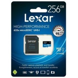 Tarjeta de Memoria Lexar High-Performance microSDHC/microSDXC 633x UHS-I 256Gb