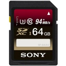 Tarjeta de memoria SD Sony Serie SF-UX2 64GB 94Mb/s