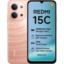 Teléfono móvil Xiaomi Redmi 15C 4G 4Ram 128Gb Naranja Crepúsculo
