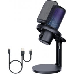 Micrófono con soporte de mesa Feelworld VM1 XS