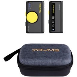 7RYMS Mini Micrófono Inalámbrico Multifuncional Iray DW10B (1TX+1RX) Negro
