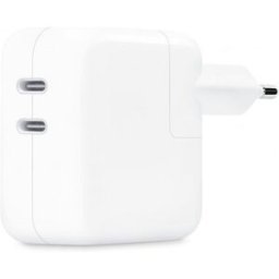 Adaptador de corriente con 2 puertos USB-C Apple 35W
