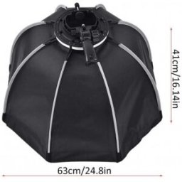 Softbox Triopo KS65 65cm parabólica de apertura rápida Speedlite