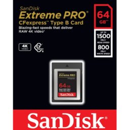 Tarjeta Sandisk Extreme Pro Tipo B Cfexpress 64Gb de 800MB/S