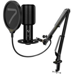7RYMS 7 Ryms kit de micrófono USB para grabación y transmisión en PC o Smartphone