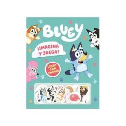 BEASCOA Bluey. Libro Juguete - imagina Y Juega! Libro Con Imanes. Incluye Diario De Juegos