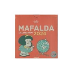 Ediciones Granica S.A. Mafalda 2024, Calendario Escritorio Rojo Con Caja