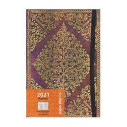 EDITORES DE PAPER BLANKS Agenda 2021 Violeta. Mide, Apaisado 12 Meses