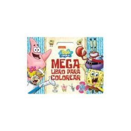 Planeta Junior Bob Esponja. Megalibro Para Colorear: Con Pegatinas