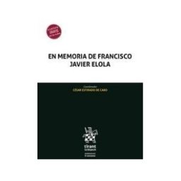 Editorial Tirant Lo Blanch En Memoria De Francisco Javier Elola