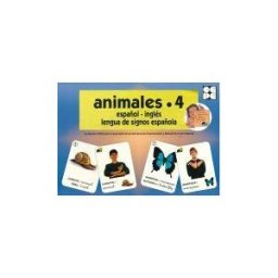 Ciencias de la Educación Preescolar y Especial Animales 4, Español - Inglés. Lengua De Signos Española