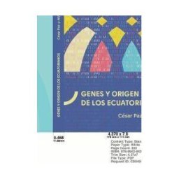 Editorial Cervantes Digital Genes De Origen De Los Ecuatorianos