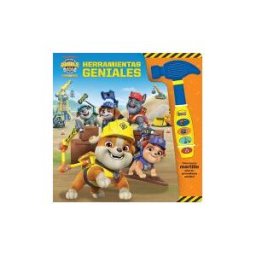 PI KIDS Herramientas Geniales. Libro Con Martillo Sonoro Rubble. Patrulla Canina