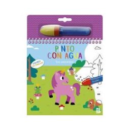 Contenido en Movimiento Pinto Con Agua-los Unicornios