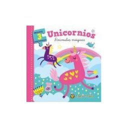 GATO DE HOJALATA Unicornios: Animales Magicos (libro+3 Puzzles)