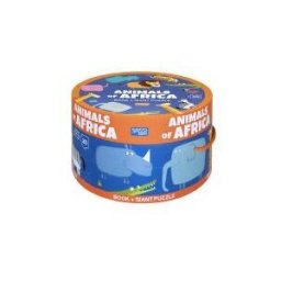 Manolito Books Los Animales De Africa. Cajas Redondas. Con Puzzle Edic. Ilustrado (español)
