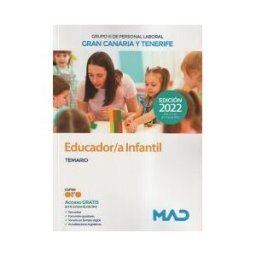 Ed. MAD Educador/a Infantil (grupo Iii Personal Laboral). Islas De Gran Canaria Y Tenerife. Temario