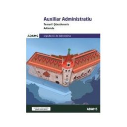 Adams Addenda Temari I Qestionari Auxiliar Administratiu Diputació De Barcelona