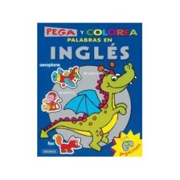 Susaeta Ediciones Súper Pega Y Colorea. Pega Y Colorea Palabras En Inglés