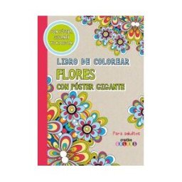NGV-NAUMANN GOBEL VERLAGSGES Libro De Colorear Flores Con Poster Gigante