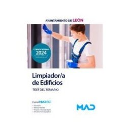 Ed. MAD Limpiador/a De Edificios. Test Del Temario. Ayuntamiento De León