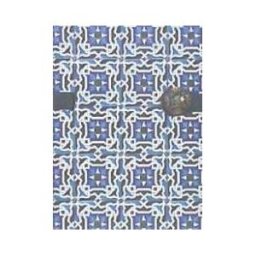 Libreta Boncahier Rayado 1/4 Magnetico Azulejos Azul . Cód. B0005
