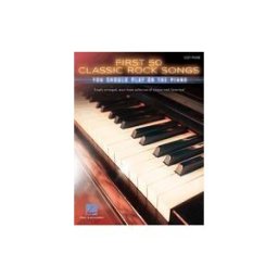 HAL LEONARD PUB CO First 50 Classic Rock Songs You Should Play On Piano