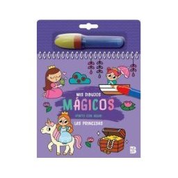 Contenido en Movimiento Pinto Con Agua-las Princesas