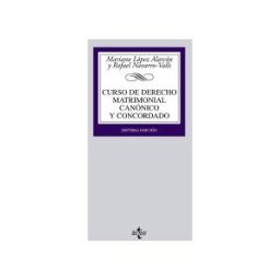 Ed. Tecnos Curso De Derecho Matrimonial Canónico Y Concordado