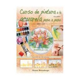 Editorial El Drac, S.L. Curso De Pintura A La Acuarela Paso A Paso. Libro Y Dvd.