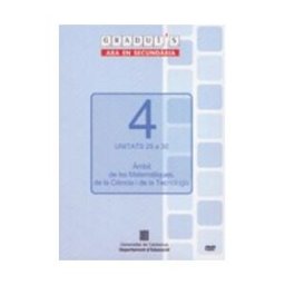 Generalitat de Catalunya Gradu's. Ara En Secundria. mbit De Les Matemtiques, De La Cincia I De La Tecnologia, Unitats 25 A 30 (dvd)
