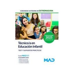 Ed. MAD Técnico/a En Educación Infantil (grupo Iii Personal Laboral). Test Y Supuestos Prácticos. Comunidad Autónoma De