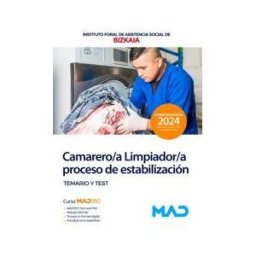 Ed. MAD Camareros/as Limpiadores/as (proceso De Estabilización). Temario Y Test. Instituto Foral De Asistencia Social De Bizkaia (ifas)