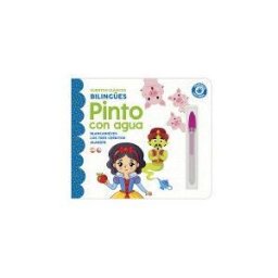 Imagiland, S.L. Pinto Con Agua - Cuentos (blancanieves, Los Tres Cerditos Y Aladdin)