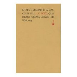 Quaderns Crema Mots I Maons O A Cascú El Seu