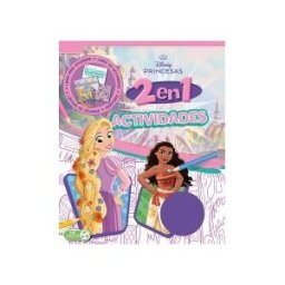 Libros Disney Princesas. Actividades 2 En 1: Libro Para Colorear, Actividades, Lápices Y Pegatinas